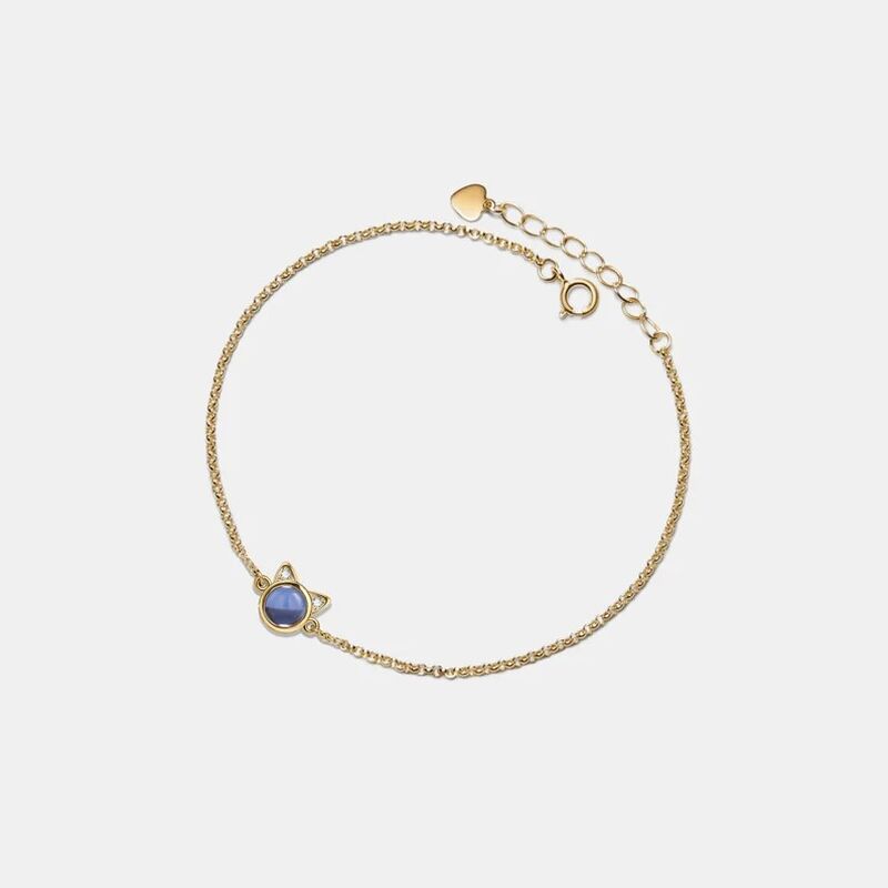 Personalisierte Projektion Foto-Armband mit Katze Anhänger niedliches Geschenk