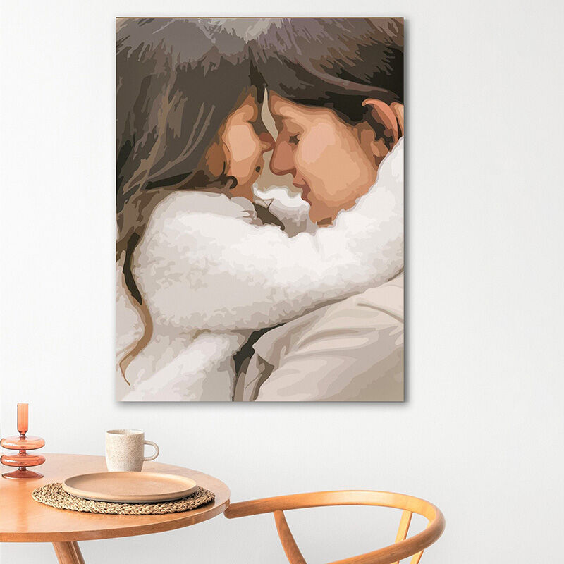 Personalized Photo Frame Custom Diy Paint By Numbers Kits Creative Gift for Best Mom