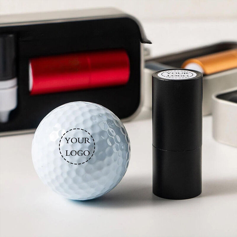 Personlig golfbollstämpel med anpassad logotyp Golftillbehör Teamgåva för jubileum