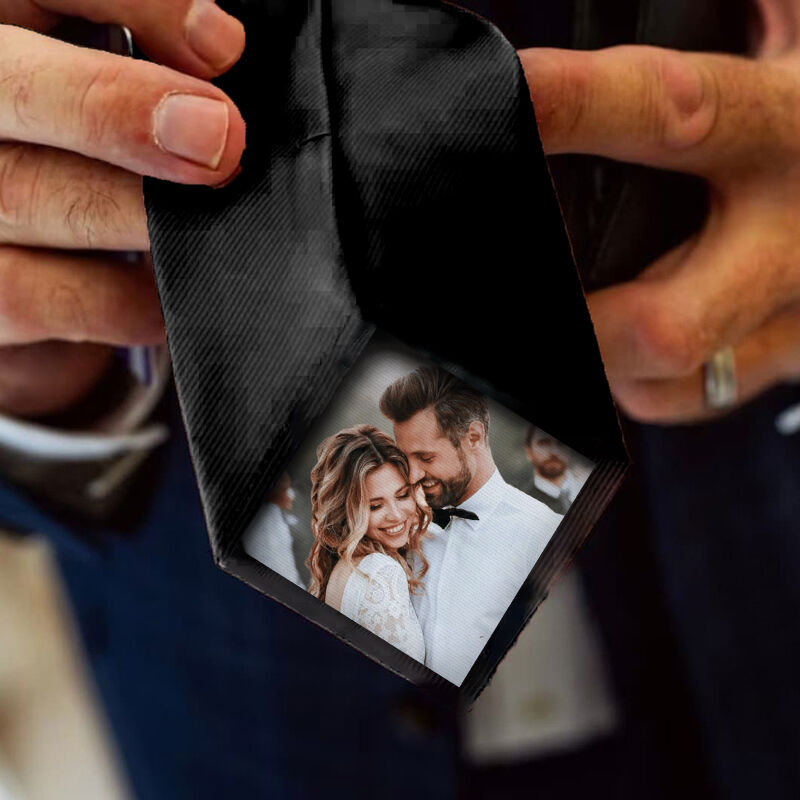 Custom Picture Tie Romantic Gift for Wedding