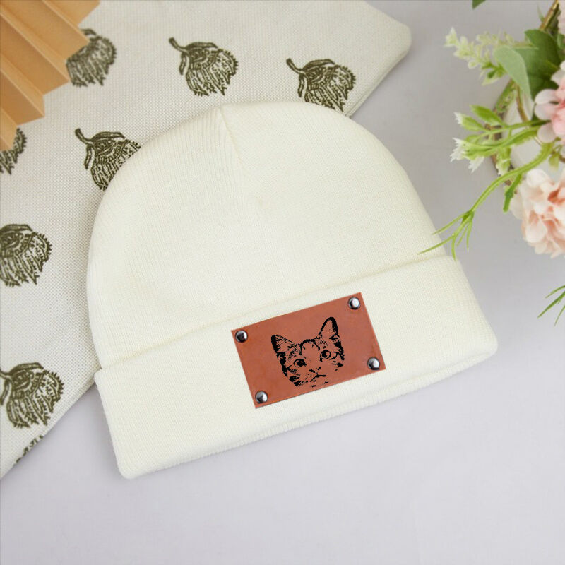 Personalized Picture Beanie Interesting Present for Pet Lover