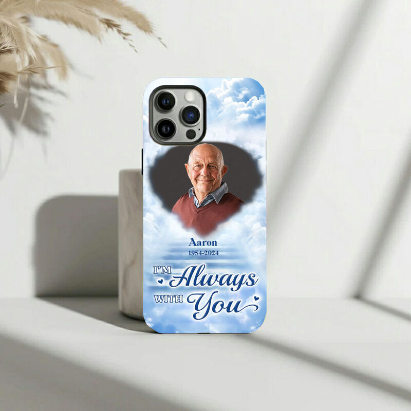 Personalisierte Handytaschen Individuelle Foto-Gedenkgeschenke für verlorene Angehörige