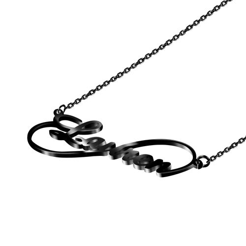 "Vero Amore" Stile Infinito Collana Con Nome