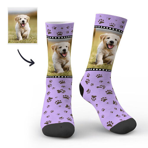 Personalized Photo Claw Socks Gift for Pet Lover