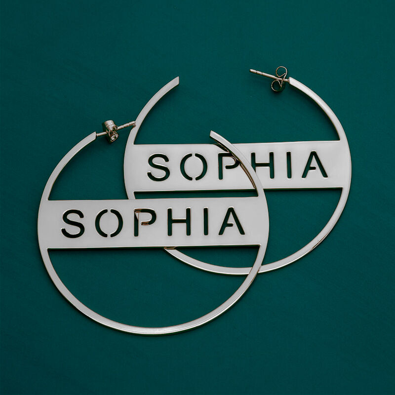 "Your Favourite" Personalized Name Earrings