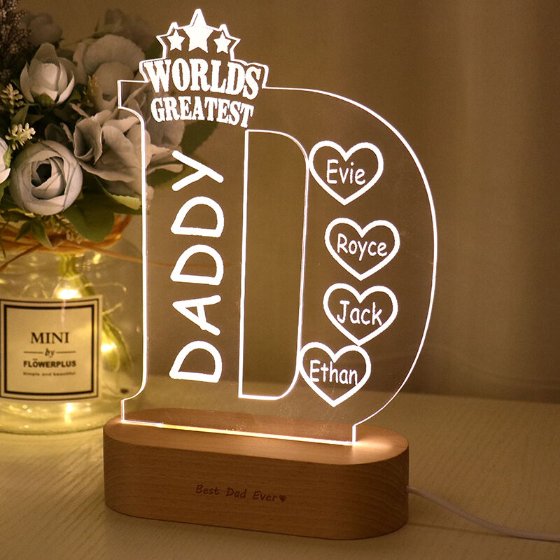 Personalized Night Light-For Daddy