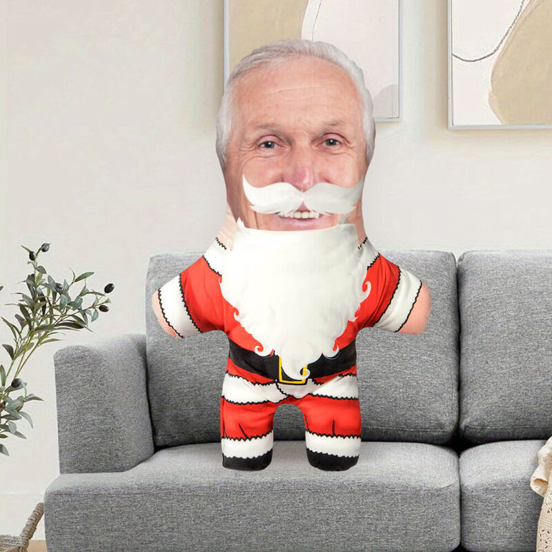 Coussin Oreiller personnalisé Père Noël pour Noël