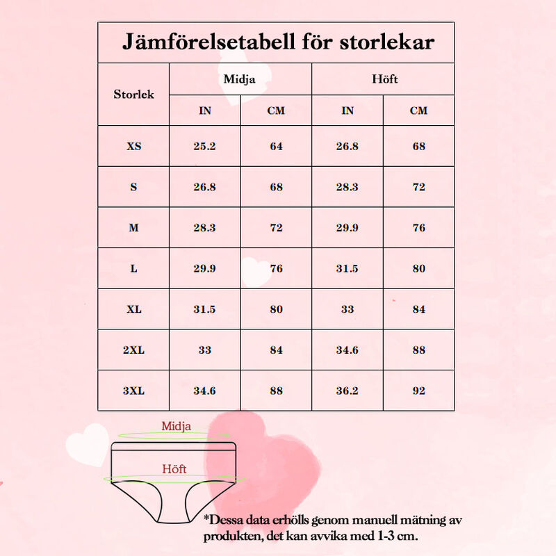 Personlig bild Damunderkläder med hjortmönster Söt gåva till flickvän