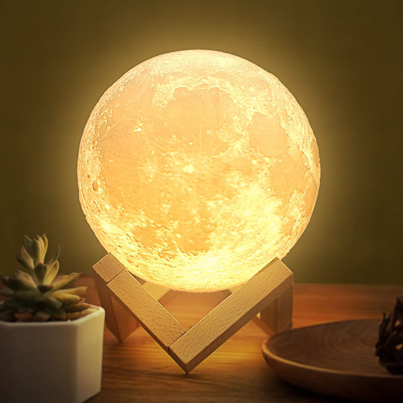 Touch 2 Colors-"My Daughter You Are Braver"Love Letter Moon Lamp Warm Gift
