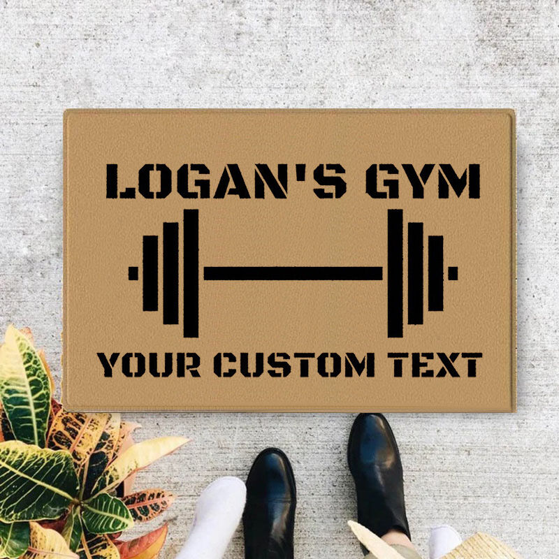 Personalized Gym Name Doormat Creative Gift