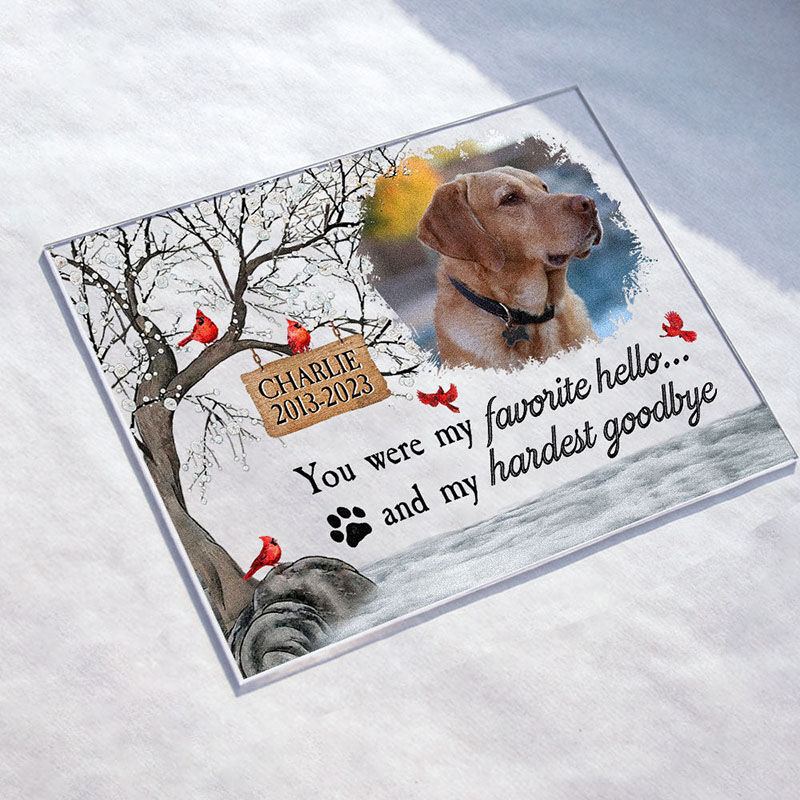 Personalized Acrylic Photo Plaque I'm Always With You Memorial Gift for Pet Lovers