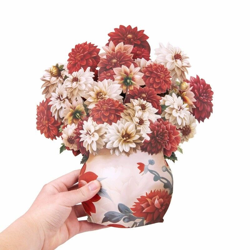 3D Pop Up Card Flourish Blooming Bouquet Art Design Perfect Gift for Mother's Day