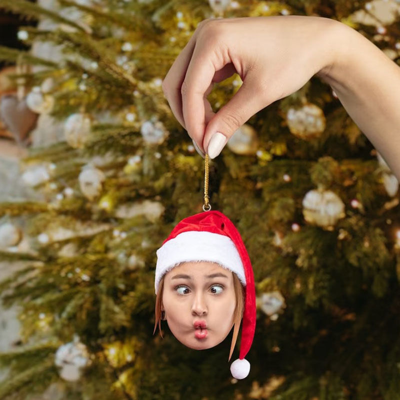 Personalized Custom Photo Funny Christmas Ornament