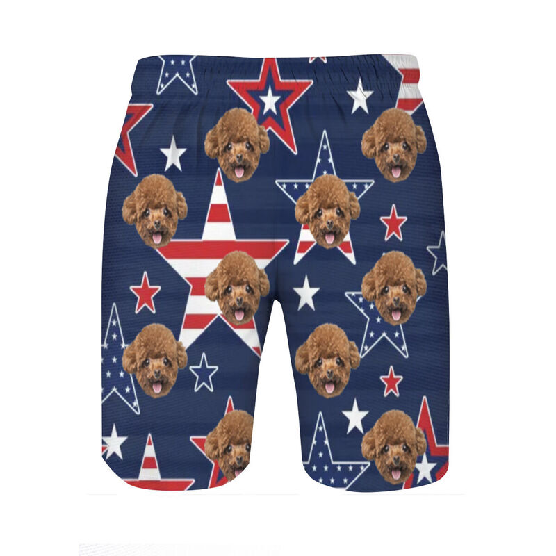 Short de plage pour homme personnalisé avec motif drapeau Cadeau créatif pour les amis