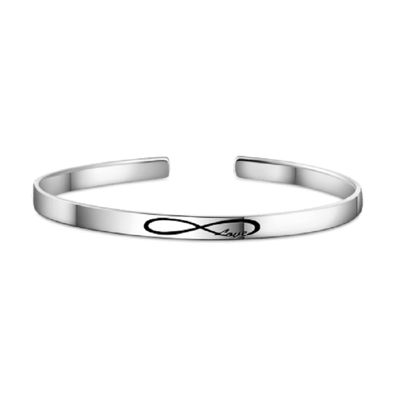 "Less Is More" Infinity Bangle