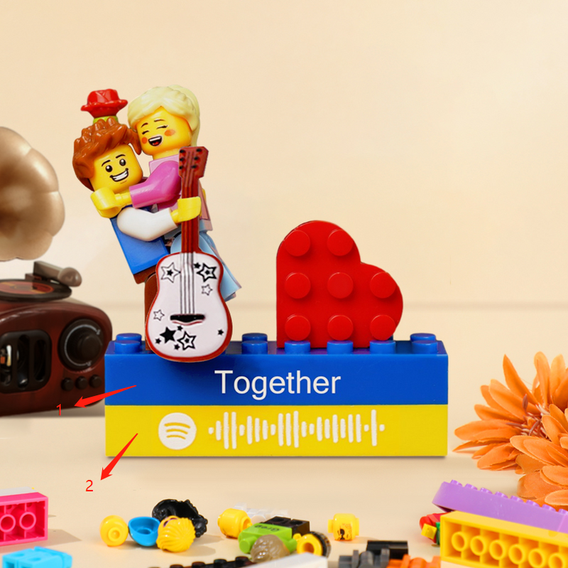 Minifigure a blocchi da costruzione personalizzate come caldo regalo di San Valentino per lui