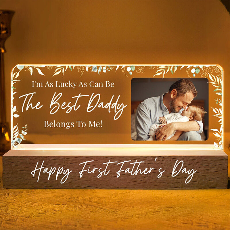 Personalized Led Lights For Custom Photos And Warm Gifts For Dad