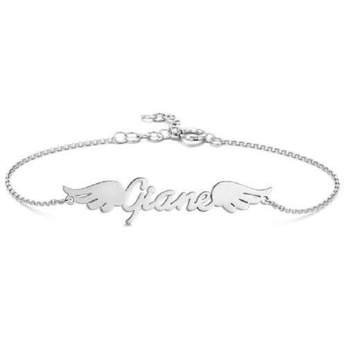 "My Angel" Personalisiertes Engelsflügels Armband