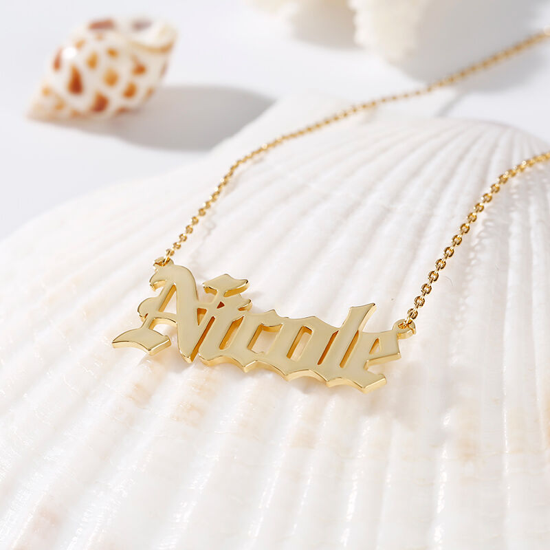 "You're all you have" Personalized Name Necklace