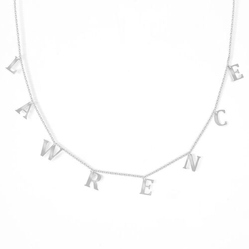 "Be Adventurers" Personalized Initial Necklace