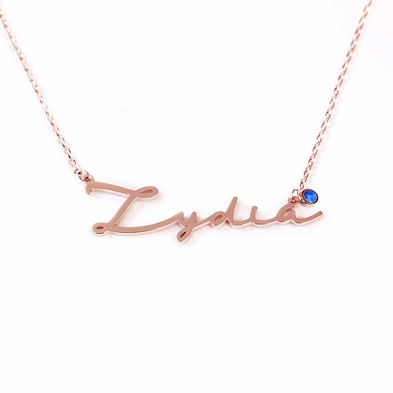 "It Is Me" Personalized Signature Style Name Necklace
