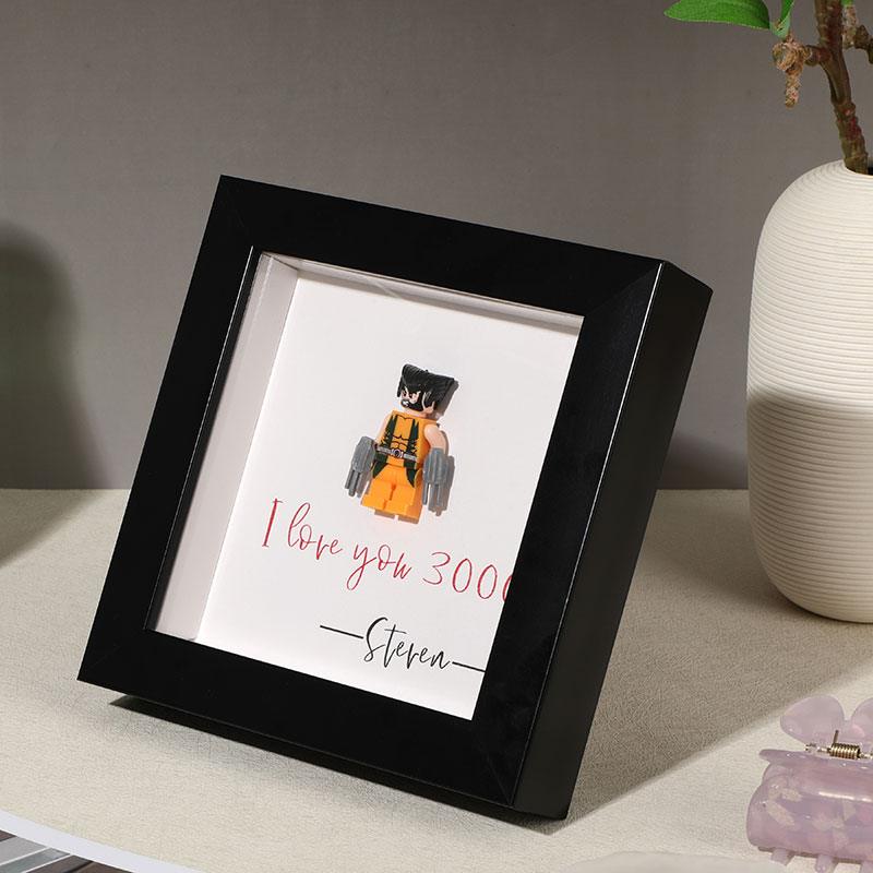 "I Love You 3000" Personalised Superhero Frame