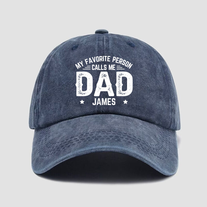 Personalized Hat My Favorite People Call Me Papa Custom Names Design Gift for Dear Father