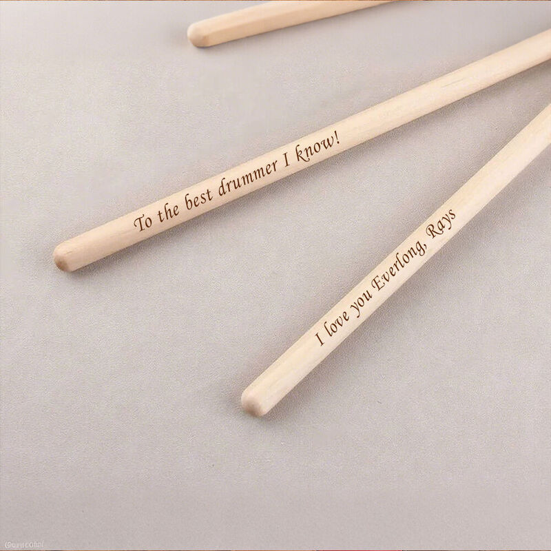 Personalisierte Drumsticks Individuell graviertes Geschenk für Schlagzeuger Geschenk für Freunde