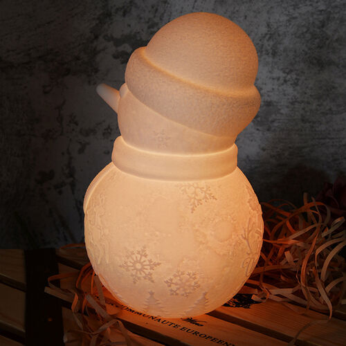 Tocable 3 colores-Lámpara de muñeco de nieve