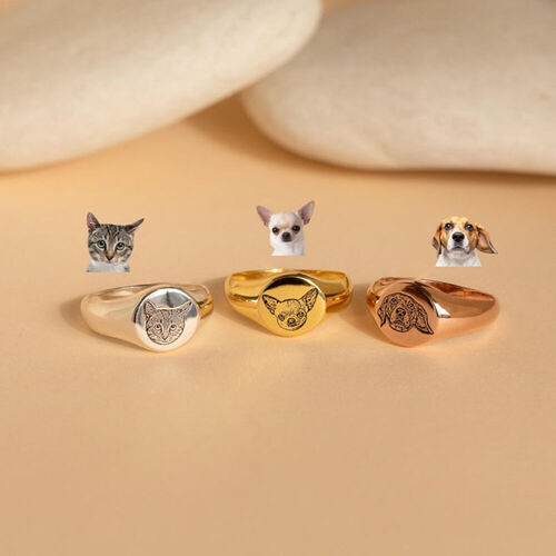 猫 犬 動物 ペット 写真入り 刻印 シンプル オリジナル