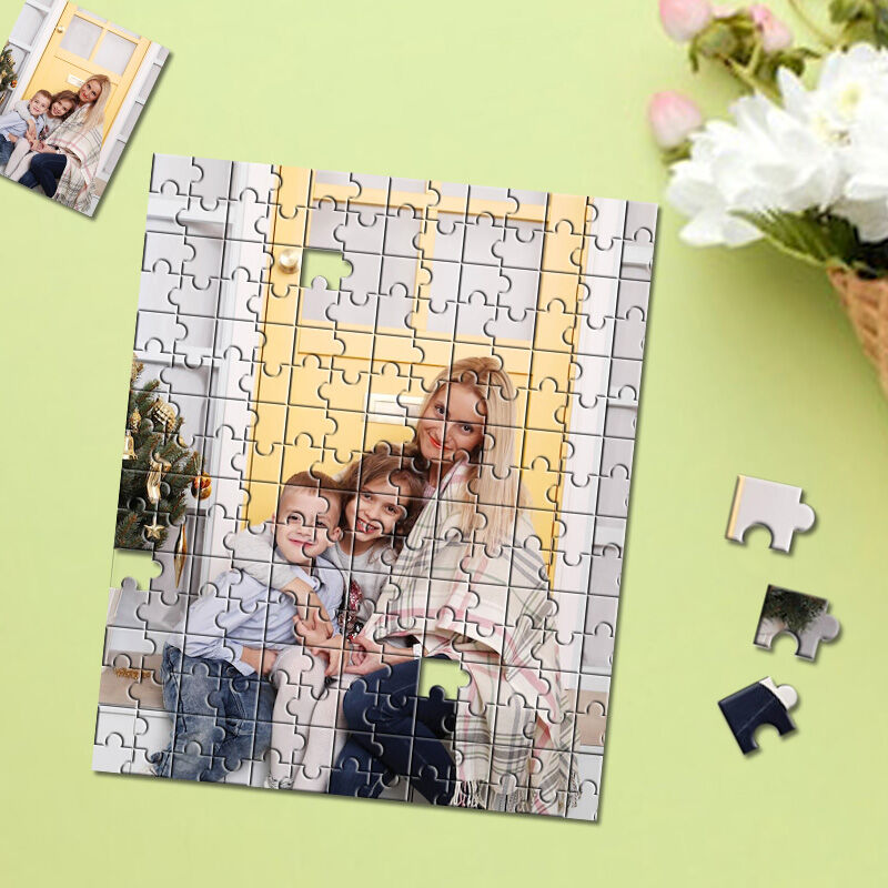 Personalized Photo Puzzle Precious Gift for Mom