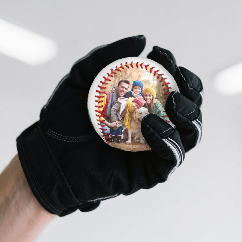 Personalized Baseball Custom Cartoon Effect Photo for a Unique Christmas Gift for Your Family