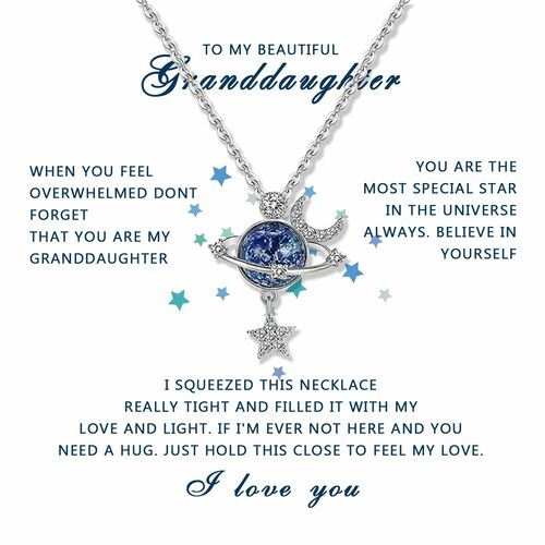 Gift for Granddaughter "You Are The Most Special Star In The Universe Always" Necklace