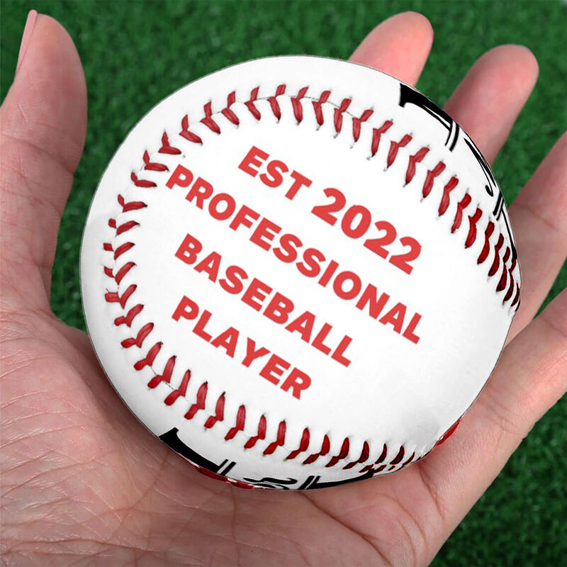 Personalized Baseball with Custom Name and Year for Baseball Players
