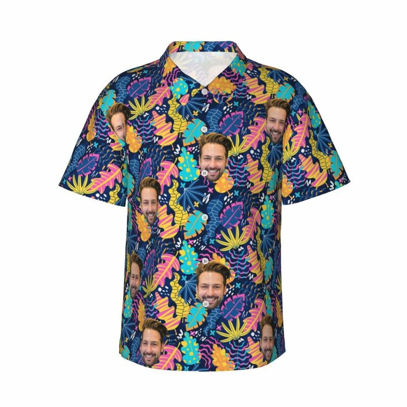 Individuelles Hawaiihemd mit All-Over-Druck für ihn