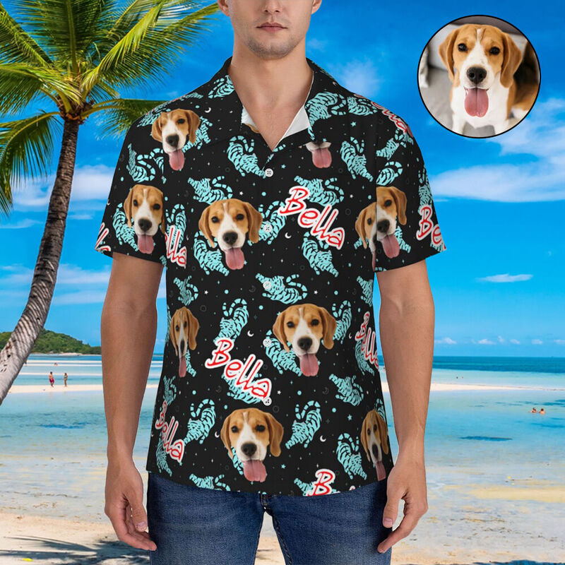 Camicia hawaiana personalizzata con foto personalizzata Unisex Camicia hawaiana