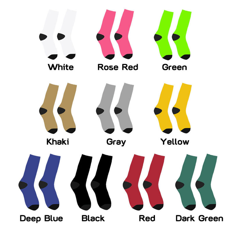 "Fitness Master" Personalized Face Socks Sports Mid-Calf Socks for Couples