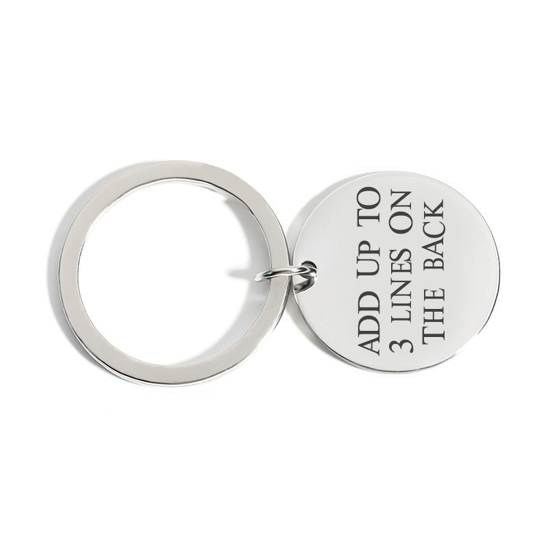 "Daddy To An Angel" Memorial Key Chain