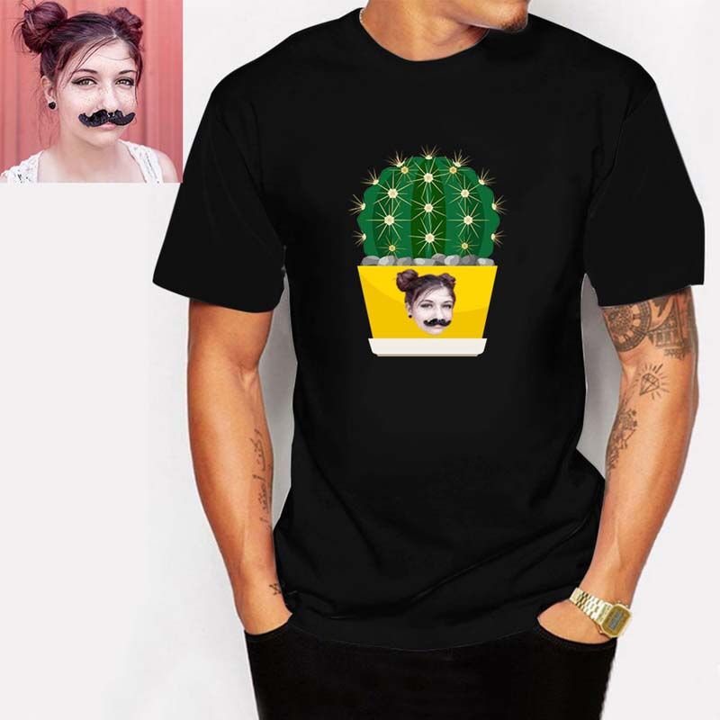 Custom Cactus Photo T-Shirt