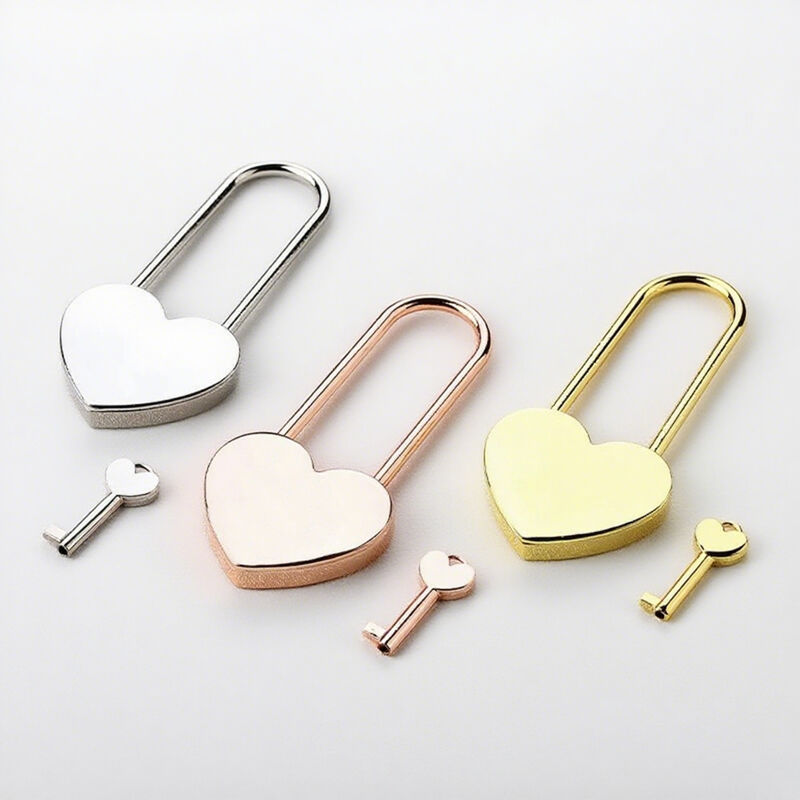 Personalized Heart Lock Love Padlock Forever and Always Love Custom Names Perfect Gift for Couples
