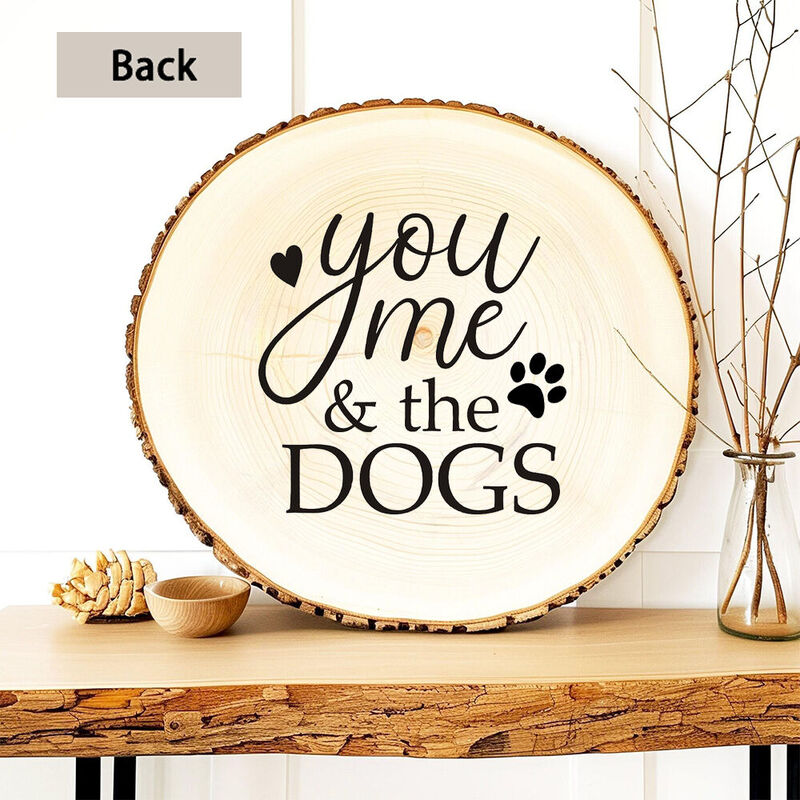 Personalized Wooden Photo Frame Added Photos Gift for Pet Owners