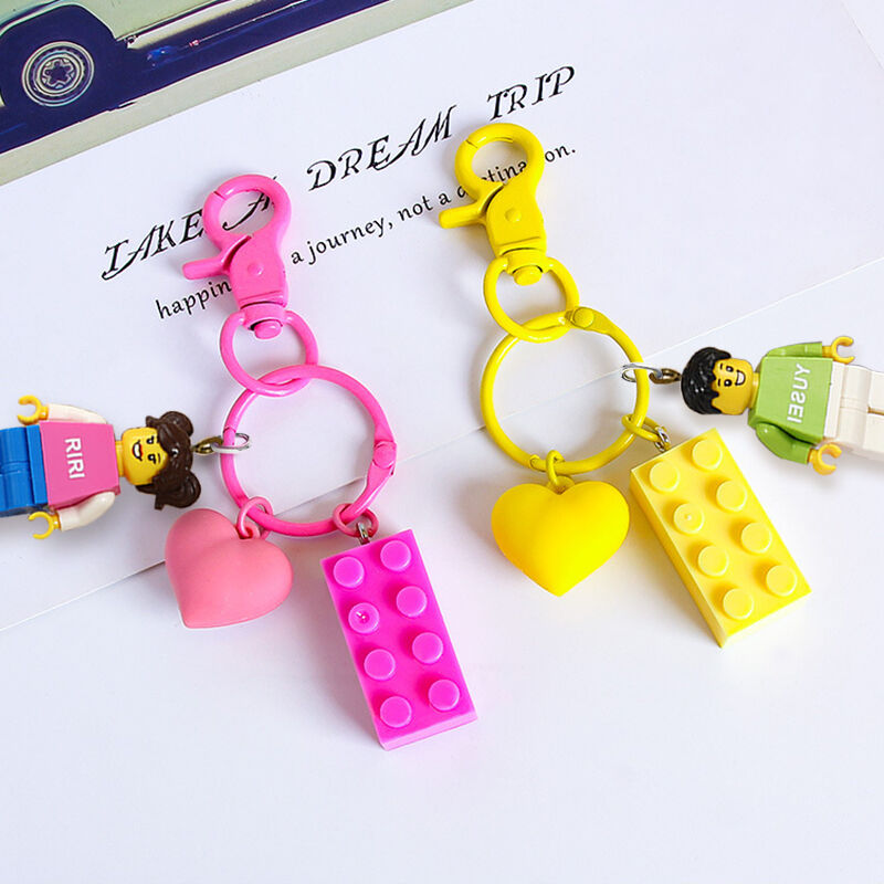 イニシャル ミニフィグ キーホルダー オーダーメイド