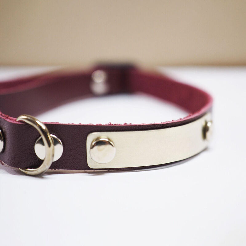 Personalized Leather Pet Collar Can Be Engraved as a Gift for Pet Owners