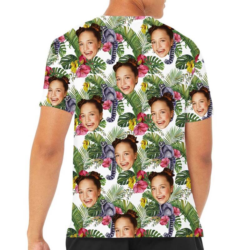 T-Shirt Hawaïen Personnalisé avec un Paradis Botanique
