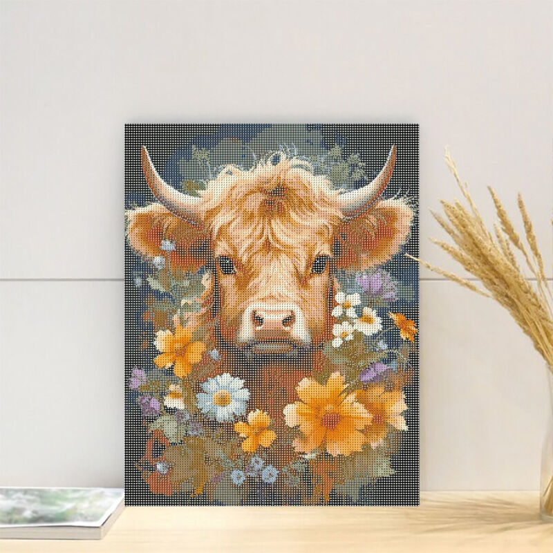 Highland Cow Diamond Painting Creative Gift for Family