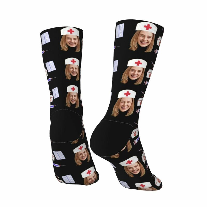 Personalized Face Socks Funny Nurse Socks as a Gift for Nurses