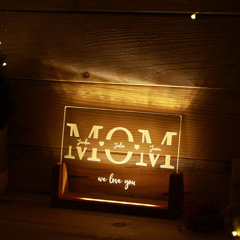 Personalized Name Night Light Best Mother's Day Gift