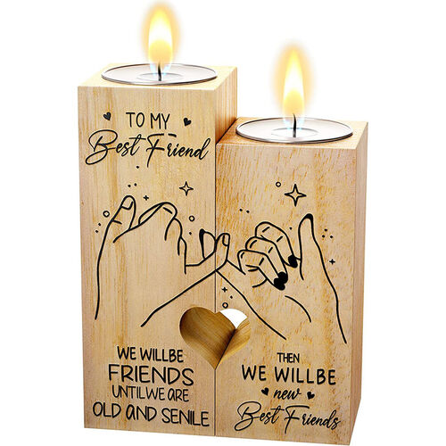 Handgemachter Kerzenständer Kerzenhalter Geschenk für Freunde