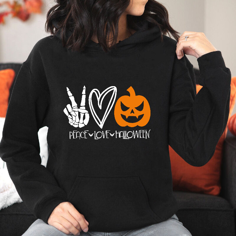 Heart Line Design Hoodie Warm Gift for Her