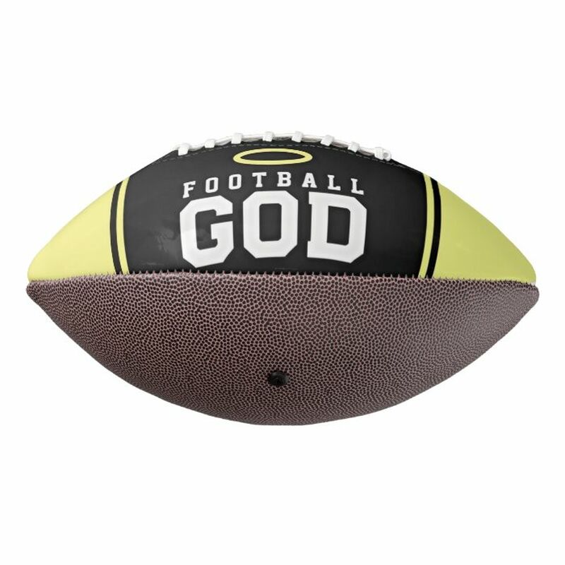 Ballon de football jaune personnalisé « Dieu du football » avec photos, cadeau pour entraîneur